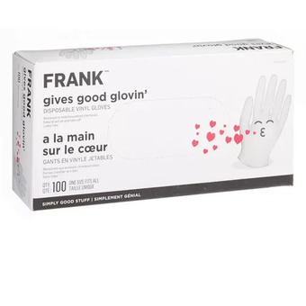 Canadian Tire Frank disposable vinyl gloves offer