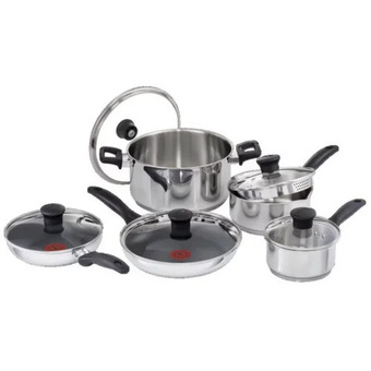 Canadian Tire 10-pc stainless-steel non-stick cookset offer