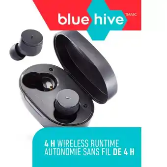Canadian Tire Bluehive bluebuds true wireless earbuds offer