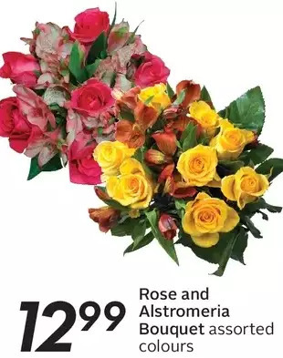 Sobeys Rose and alstroemeria bouquet offer