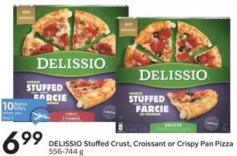 Sobeys Delissio stuffed crust, croissant or crispy pan pizza offer