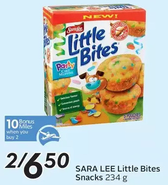 Sobeys Sara lee little bites snacks offer