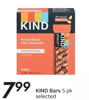 Sobeys Kind bars offer