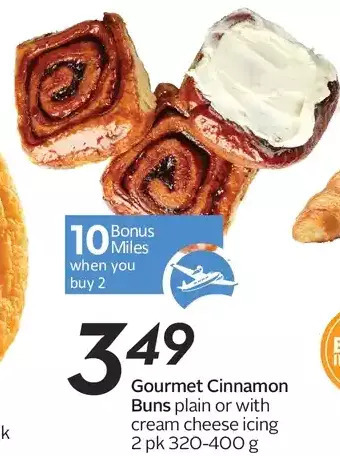 Sobeys Gourmet cinnamon buns offer