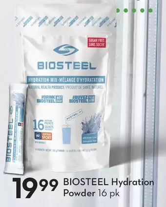 Sobeys Biosteel hydration powder offer