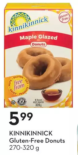 Sobeys Kinnikinnick gluten-free donuts offer