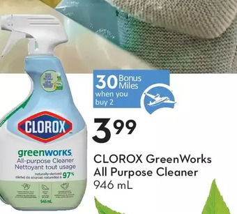 Sobeys Clorox greenworks all purpose cleaner wipes offer