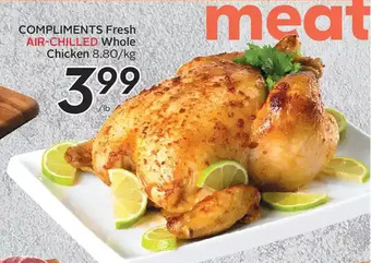 Sobeys Compliments fresh air-chilled whole chicken offer