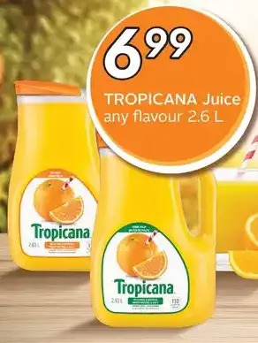 Sobeys Tropicana juice offer