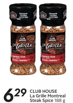 Sobeys Club house la grille montreal steak spice offer