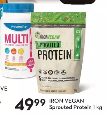 Sobeys Iron vegan sprouted protein offer