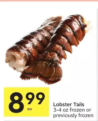 Foodland Lobster tails offer