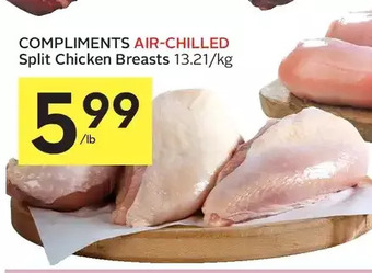 Foodland Compliments air-chilled split chicken breasts offer