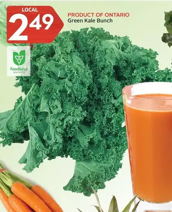 Foodland Green kale bunch offer