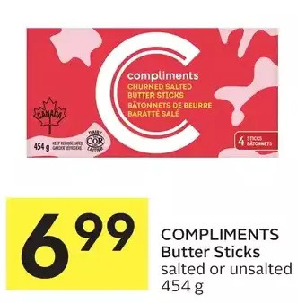 Foodland Compliments butter sticks offer