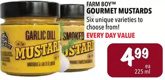 Farm Boy Farm boy gourmet mustards offer
