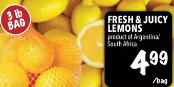 Farm Boy Fresh & juicy lemons offer
