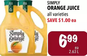 Farm Boy Simply orange juice offer