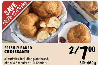 Farm Boy Freshly baked croissants offer