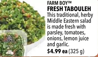 Farm Boy Farm boy fresh tabouleh offer