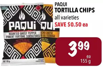 Farm Boy Paqui tortilla chips offer