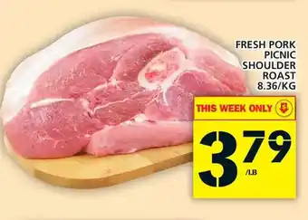 Food Basics Fresh pork picnic shoulder roast offer