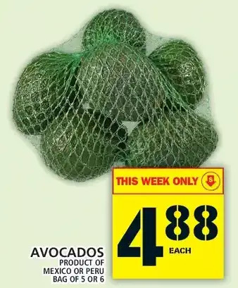 Food Basics Avocados offer