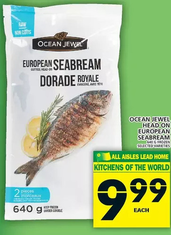 Food Basics Ocean jewel head on european seabream offer