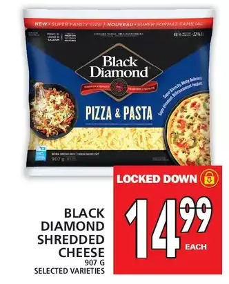 Food Basics Black diamond shredded cheese offer