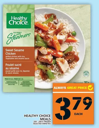 Food Basics Healthy choice meals offer