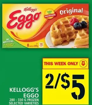 Food Basics Kellogg's eggo offer