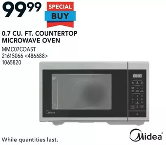 Lowe's Midea 0.7 cu. ft. countertop microwave oven offer