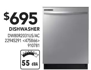 Lowe's Samsung dishwasher offer