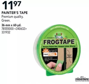RONA Frogtape painter's tape offer