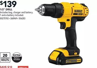 RONA 1/2" drill offer