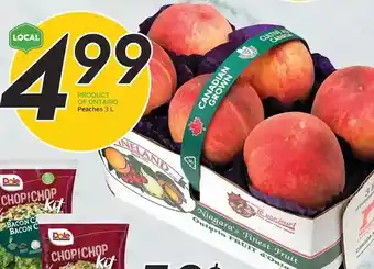Sobeys Urban Fresh Peaches offer