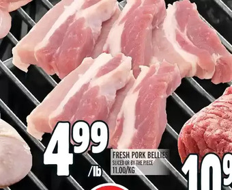 Metro Fresh pork bellies offer