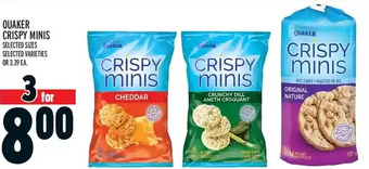 Metro Quaker crispy minis offer