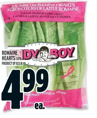 Metro Romaine hearts offer