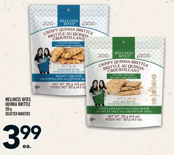 Metro Wellness bites quinoa brittle offer