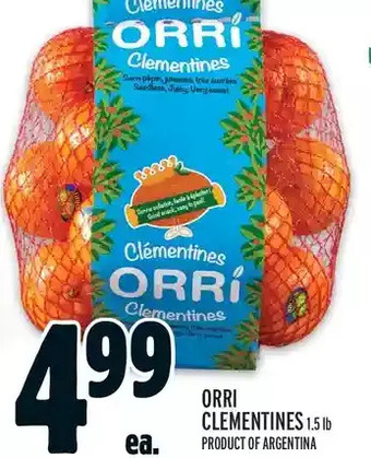 Metro Orri clementines offer