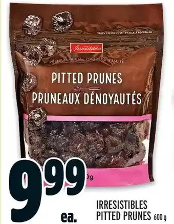 Metro Irresistibles pitted prunes offer