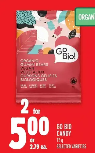 Metro Go bio candy offer