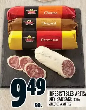 Metro Irresistibles artisan dry sausage offer