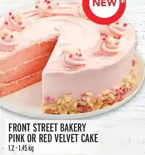 Metro Front street bakery pink or red velvet cake offer