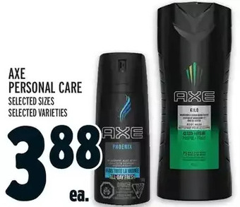 Metro Axe personal care offer