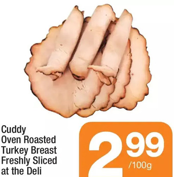 Highland Farms Cuddy oven roasted turkey breast offer