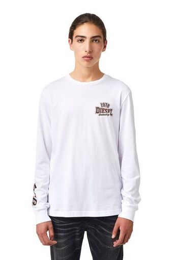 Diesel Green label t-shirt with logo print offer