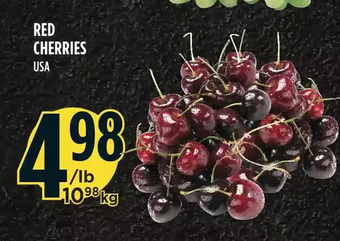 Marché Adonis Red cherries offer