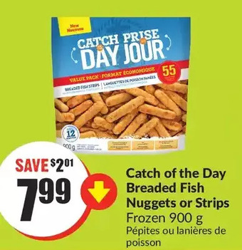 FreshCo Catch of the day breaded fish nuggets or strips offer